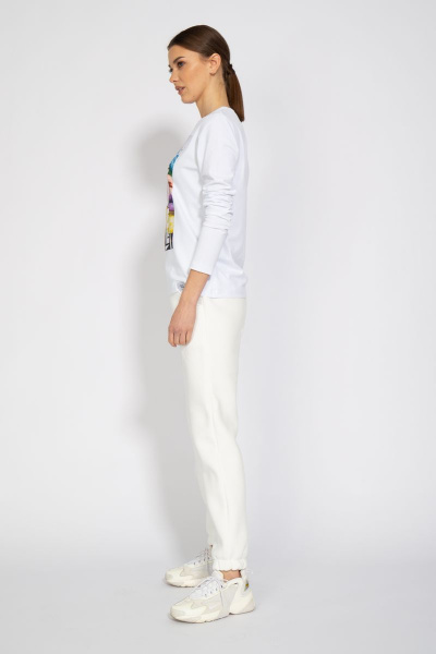 Лонгслив с принтом из хлопка для демисезона Kivviwear 4061.07 - фото 4