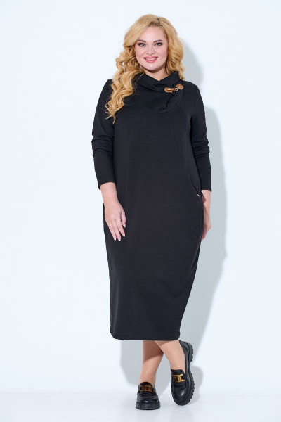 Платье STEFANY 839 черный - фото 3