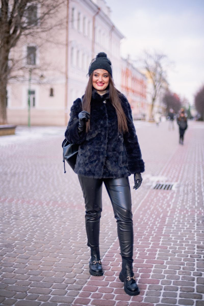 Куртка Мехофф Ольга70.002-120 мокрый_асфальт - фото 3