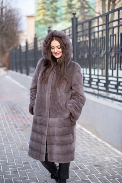 Пальто Мехофф Виола105.523-521 светлый_кот - фото 9