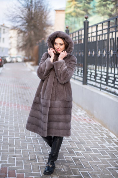 Пальто Мехофф Виола105.523-521 светлый_кот - фото 7