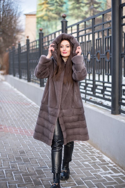 Пальто Мехофф Виола105.523-521 светлый_кот - фото 6