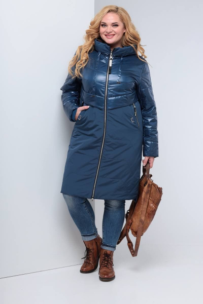 Пальто Shetti 2007-1 синий - фото 1