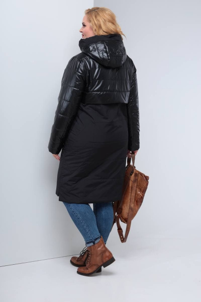 Пальто Shetti 2007-1 черный - фото 5