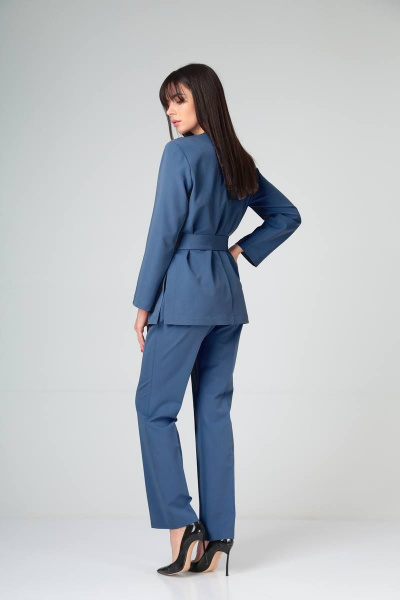 Брюки, жакет TVIN 4020 синий - фото 3