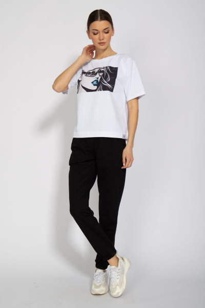 Футболка на каждый день из хлопка с длинным рукавом Kivviwear 4026.22 - фото 3