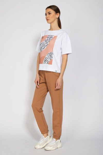 Футболка из трикотажа с удлиненным рукавом и подворотом Kivviwear 4026.24 - фото 7