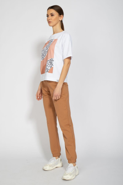 Футболка из трикотажа с удлиненным рукавом и подворотом Kivviwear 4026.24 - фото 5