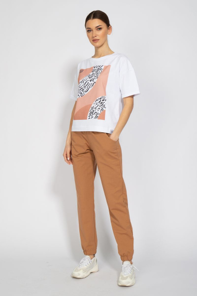 Футболка из трикотажа с удлиненным рукавом и подворотом Kivviwear 4026.24 - фото 3