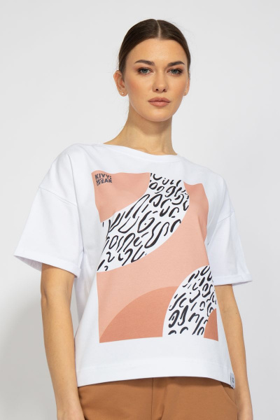 Футболка из трикотажа с удлиненным рукавом и подворотом Kivviwear 4026.24 - фото 1