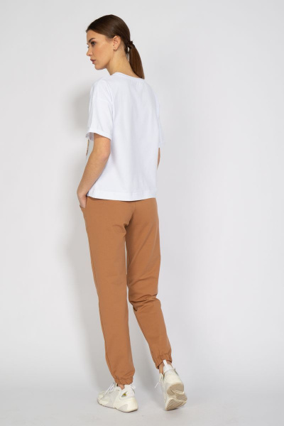 Футболка хлопковая с длинным рукавом и мягким кроем Kivviwear 4026.25 - фото 8