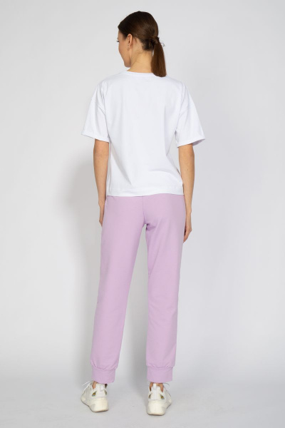 Футболка из хлопка с удлиненным рукавом и подворотом Kivviwear 4026.26 - фото 10