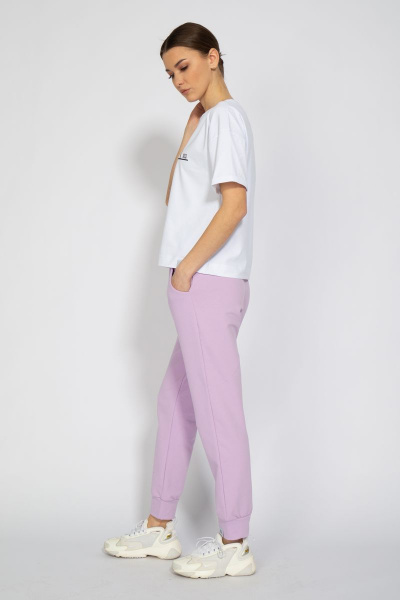 Футболка из хлопка с удлиненным рукавом и подворотом Kivviwear 4026.26 - фото 9