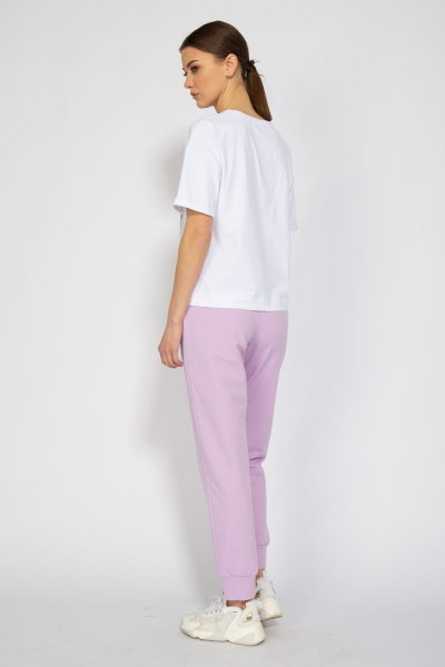 Футболка хлопковая с длинным рукавом и классическим кроем Kivviwear 4026.27 - фото 6