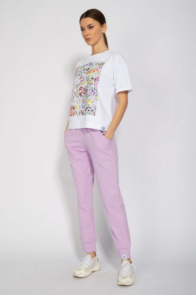 Футболка хлопковая с длинным рукавом и классическим кроем Kivviwear 4026.27 - фото 3