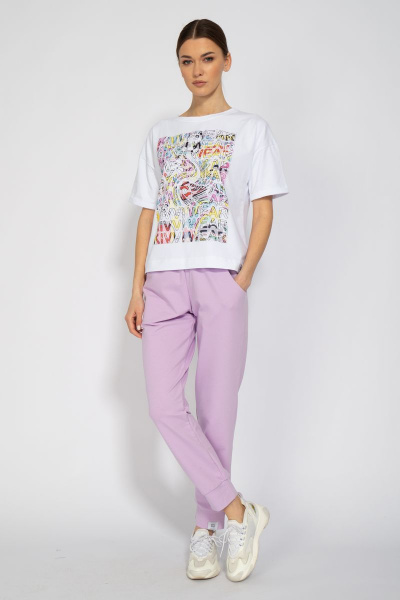 Футболка хлопковая с длинным рукавом и классическим кроем Kivviwear 4026.27 - фото 2