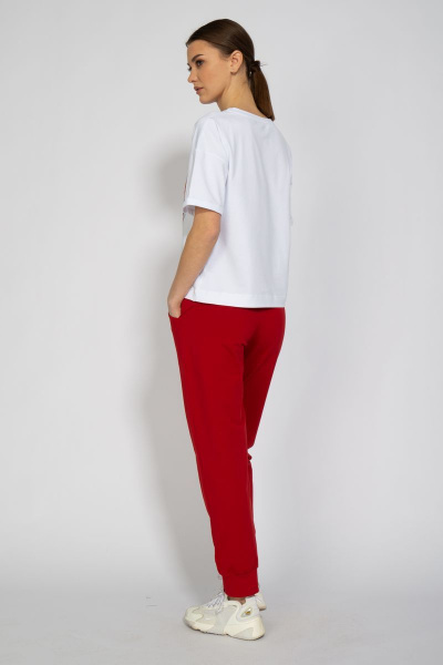 Футболка из трикотажа с удлиненным рукавом и классическим стилем Kivviwear 4026.29 - фото 11