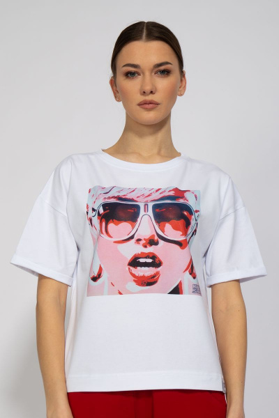 Футболка из трикотажа с удлиненным рукавом и классическим стилем Kivviwear 4026.29 - фото 1