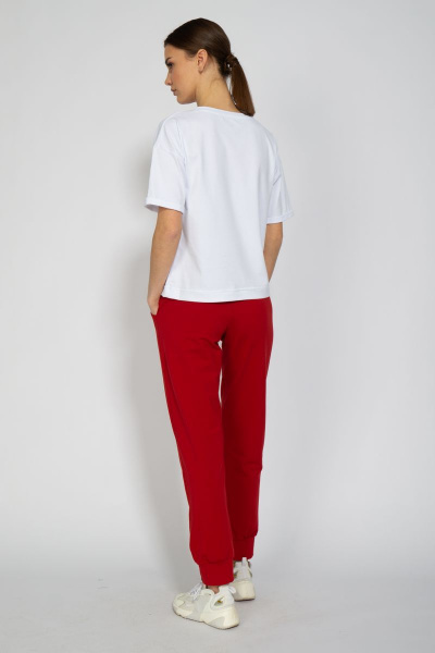 Футболка из хлопка с длинным рукавом и классическим кроем Kivviwear 4026.30 - фото 9