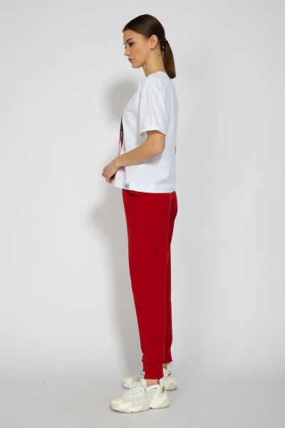 Футболка из хлопка с длинным рукавом и классическим кроем Kivviwear 4026.30 - фото 8