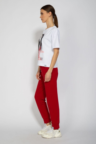 Футболка из хлопка с длинным рукавом и классическим кроем Kivviwear 4026.30 - фото 7