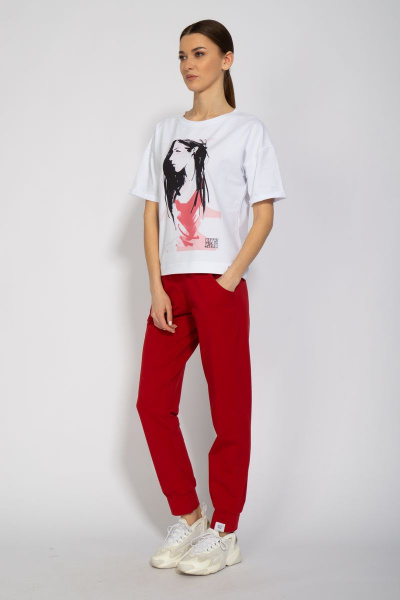 Футболка из хлопка с длинным рукавом и классическим кроем Kivviwear 4026.30 - фото 5