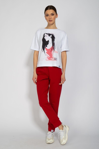 Футболка из хлопка с длинным рукавом и классическим кроем Kivviwear 4026.30 - фото 2