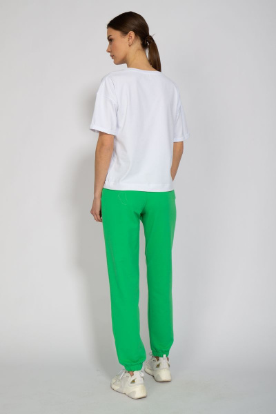 Футболка из хлопка с удлиненным рукавом и классическим стилем Kivviwear 4026.31 - фото 11