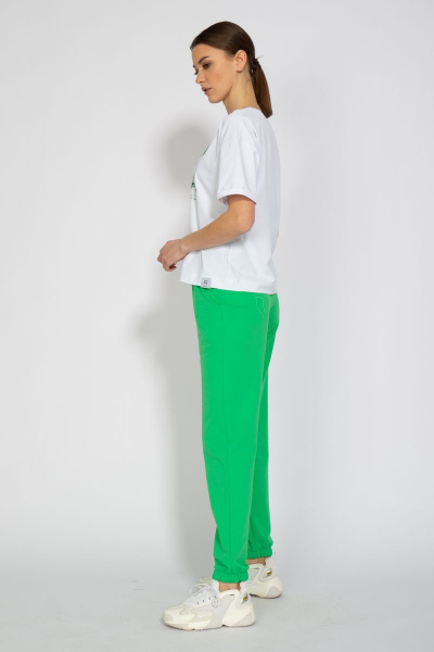 Футболка из хлопка с удлиненным рукавом и классическим стилем Kivviwear 4026.31 - фото 9