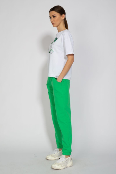 Футболка из хлопка с удлиненным рукавом и классическим стилем Kivviwear 4026.31 - фото 8