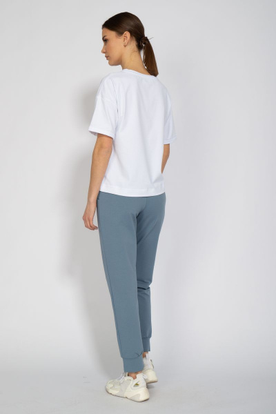 Футболка из трикотажа с длинным рукавом и классическим кроем Kivviwear 4026.32 - фото 8