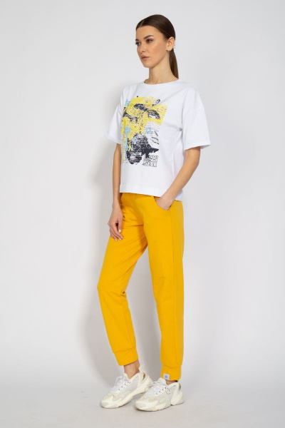 Футболка круглогодичная свободный крой из хлопкового трикотажа Kivviwear 4026.33 - фото 8