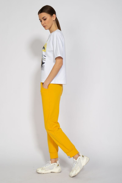 Футболка круглогодичная свободный крой из хлопкового трикотажа Kivviwear 4026.33 - фото 7