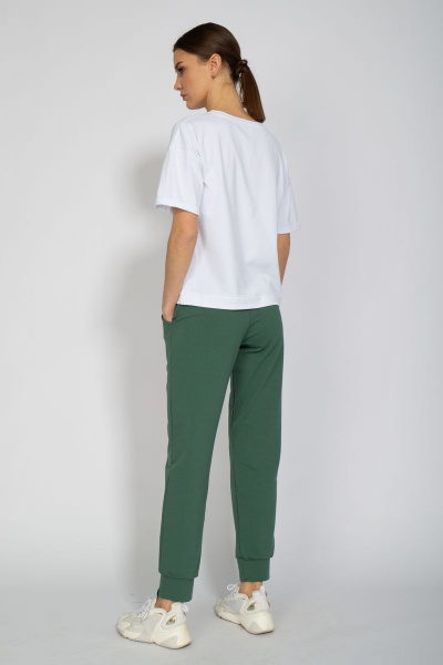 Футболка с удлиненным рукавом и принтом из трикотажа Kivviwear 4026.34 - фото 9