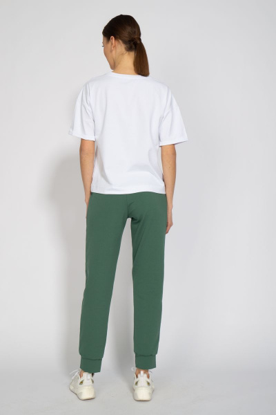 Футболка с удлиненным рукавом и принтом из трикотажа Kivviwear 4026.34 - фото 8