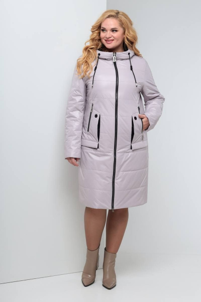 Пальто Shetti 2052 пудра - фото 2