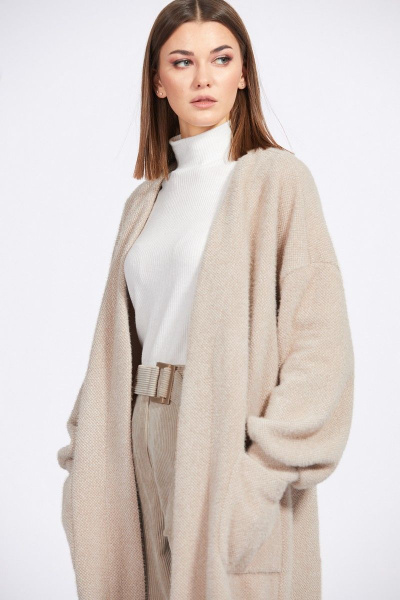 Кардиган EOLA 2145.1 бежевый - фото 4