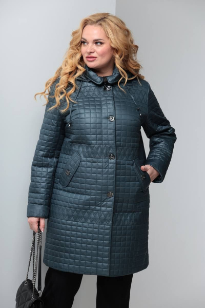 Полупальто Shetti 2054 изумруд - фото 3