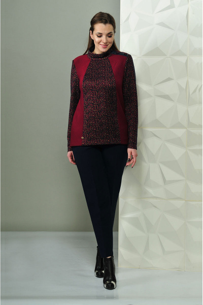 Джемпер Golden Valley 26275 бордовый - фото 1