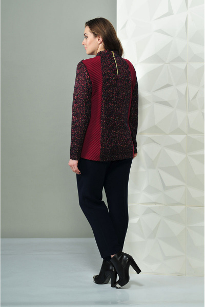 Джемпер Golden Valley 26275 бордовый - фото 2