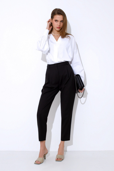 Блуза Luitui R1021 белый - фото 2