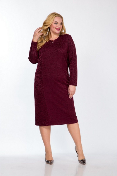 Платье Mamma Moda М-42 бордо - фото 3