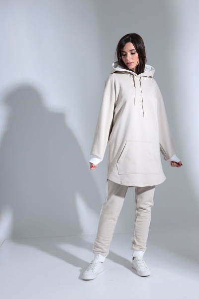 Брюки, худи HIT 3086 беж - фото 5