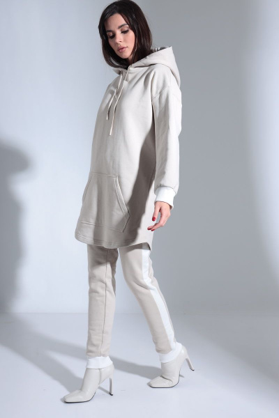 Брюки, худи HIT 3086 беж - фото 2