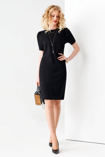 Платье Панда 54580w черный - фото 1