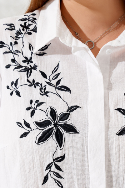 Блуза Панда 91940w белый - фото 2