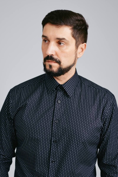 Рубашка Nadex 01-047411/501_170-176 черный - фото 5