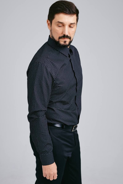 Рубашка Nadex 01-047411/501_170-176 черный - фото 4