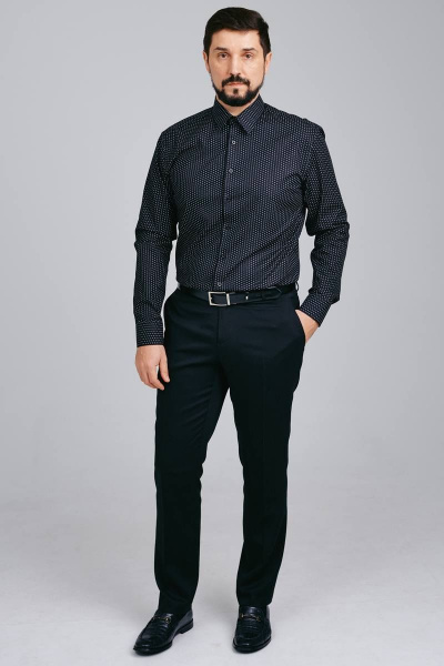 Рубашка Nadex 01-047411/501_182-188 черный - фото 2