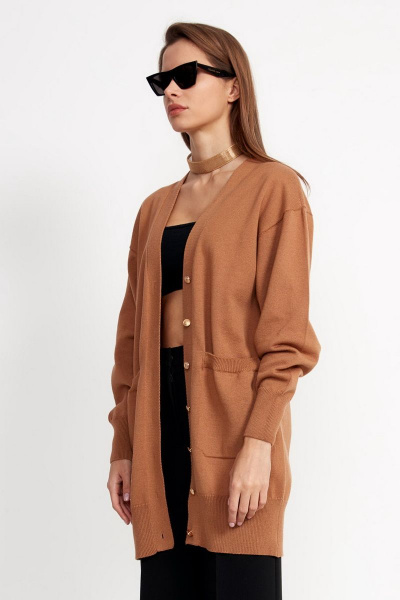 Кардиган Favorini 31966 шоколад - фото 2